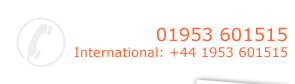 call radian 0044 (0) 1953 601515